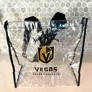 Vegas Golden Knights Clear Tote Bag